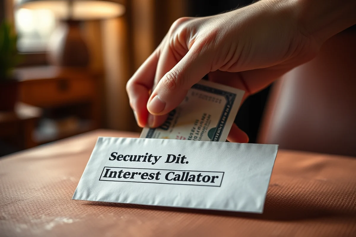 security deposit interest calculator — Security Deposit Interest Calculator (step by step)
